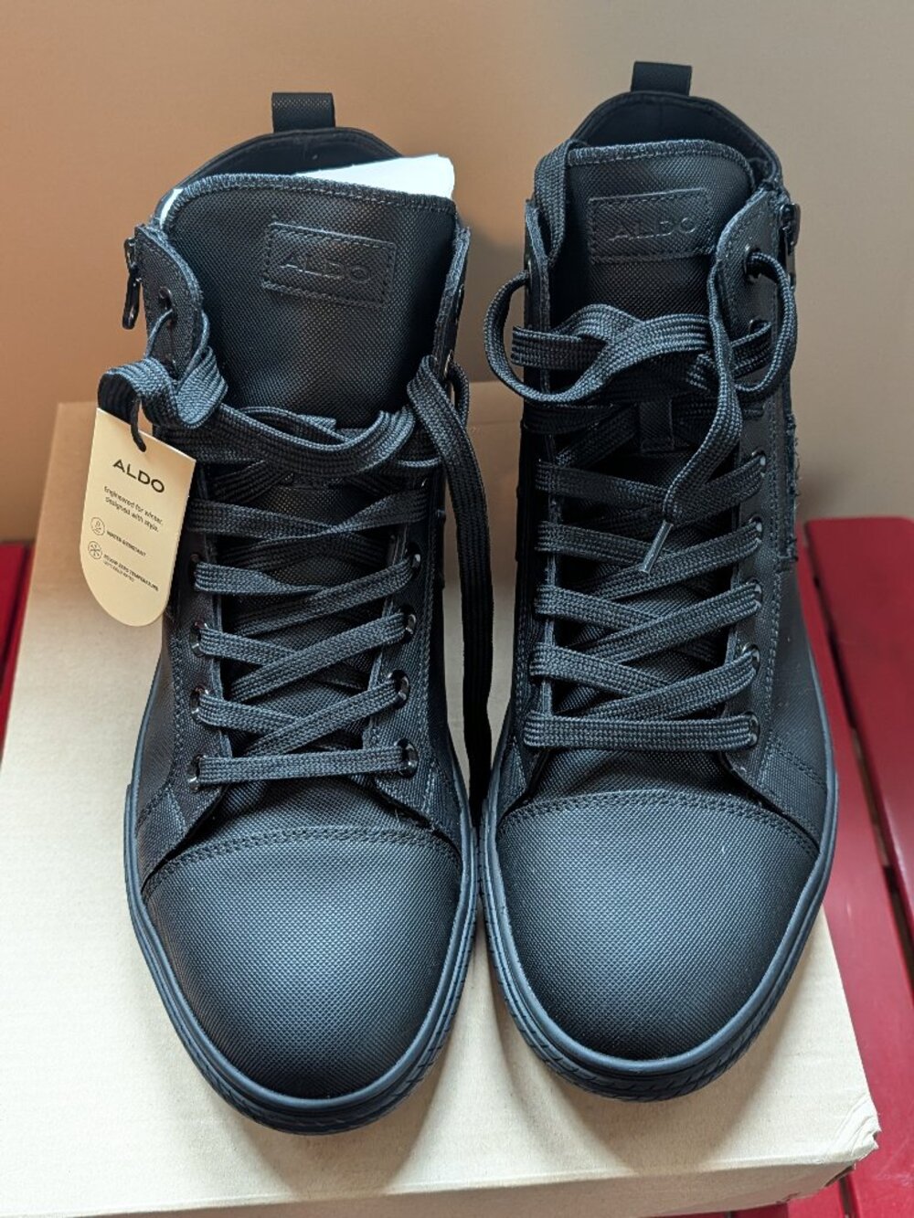 Moto inspired Men's Aldo Aston high top sneaker NWT in box size 10